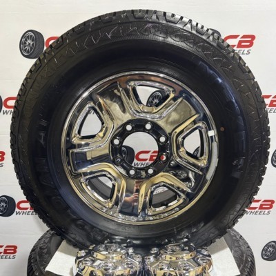 Ram 2500/3500 18" OEM Chrome Clad Wheels and Tires
