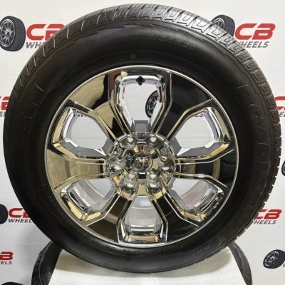 Ram 1500 20" OEM Chrome Clad Wheels and Tires