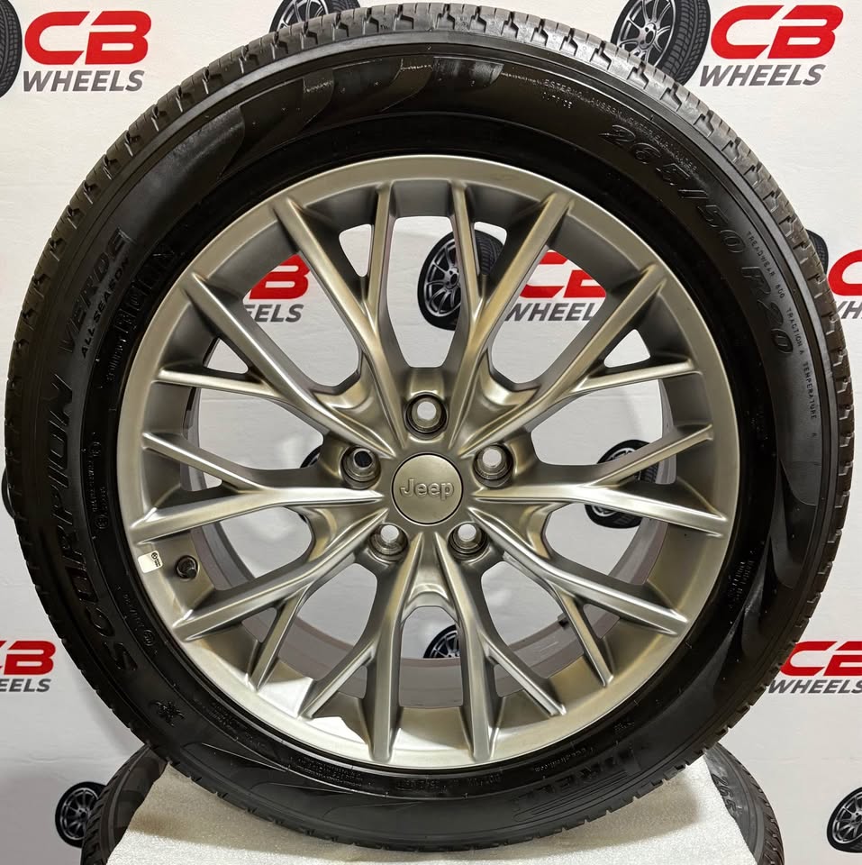 Jeep Grand Cherokee 20" OEM Hypersilver Wheels and Tires
