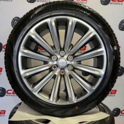 Jeep Wagoneer 22" OEM Polished Charcoal Wheels and Tires