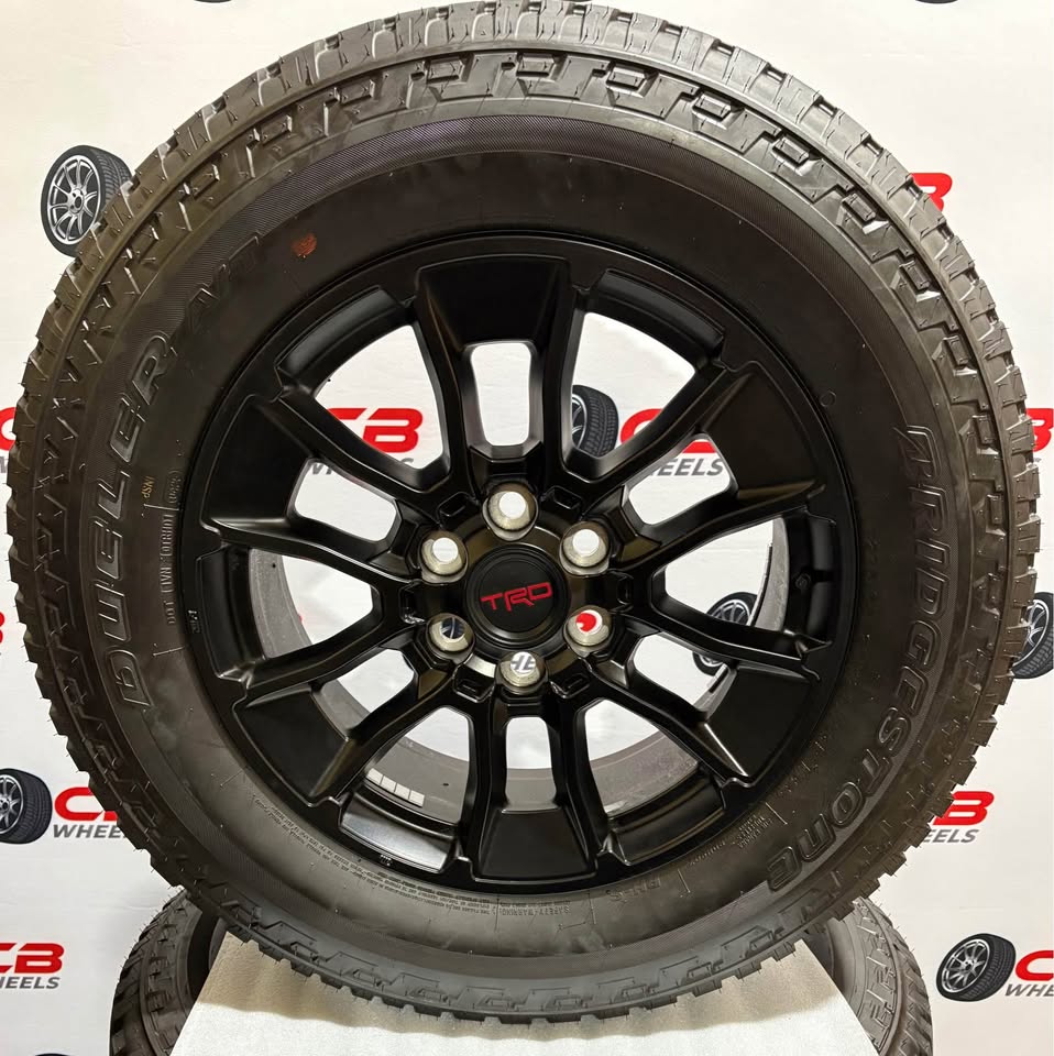 Toyota Tundra 20” OEM Matte Black Wheels and Tires
