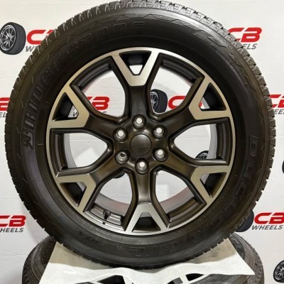 Jeep Wagoneer 20” OEM Machined Charcoal Wheels and Tires