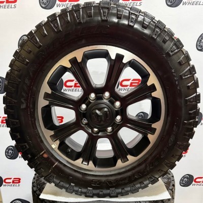Ram 2500/3500 20” OEM Machined Matte Black Wheels and Tires