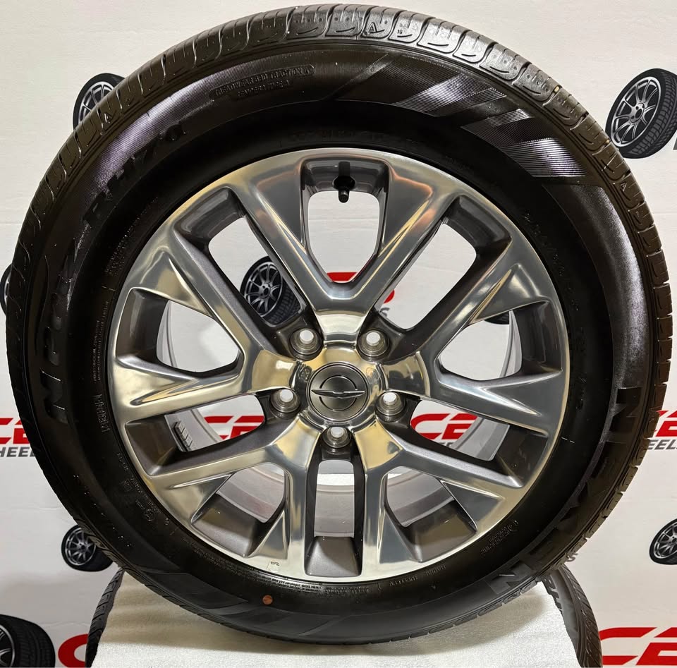 Chrysler Pacifica 18” OEM Polished Charcoal Wheels and Tires