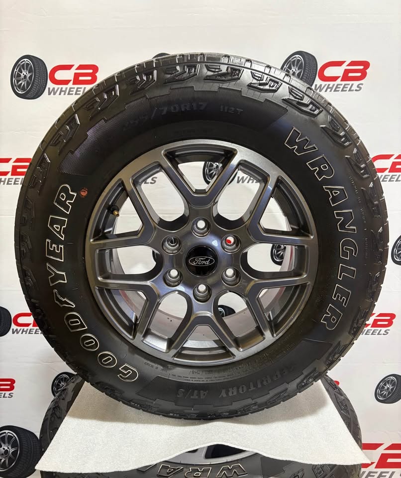 Ford Ranger 17" OEM Charcoal Tremor Wheels and Tires