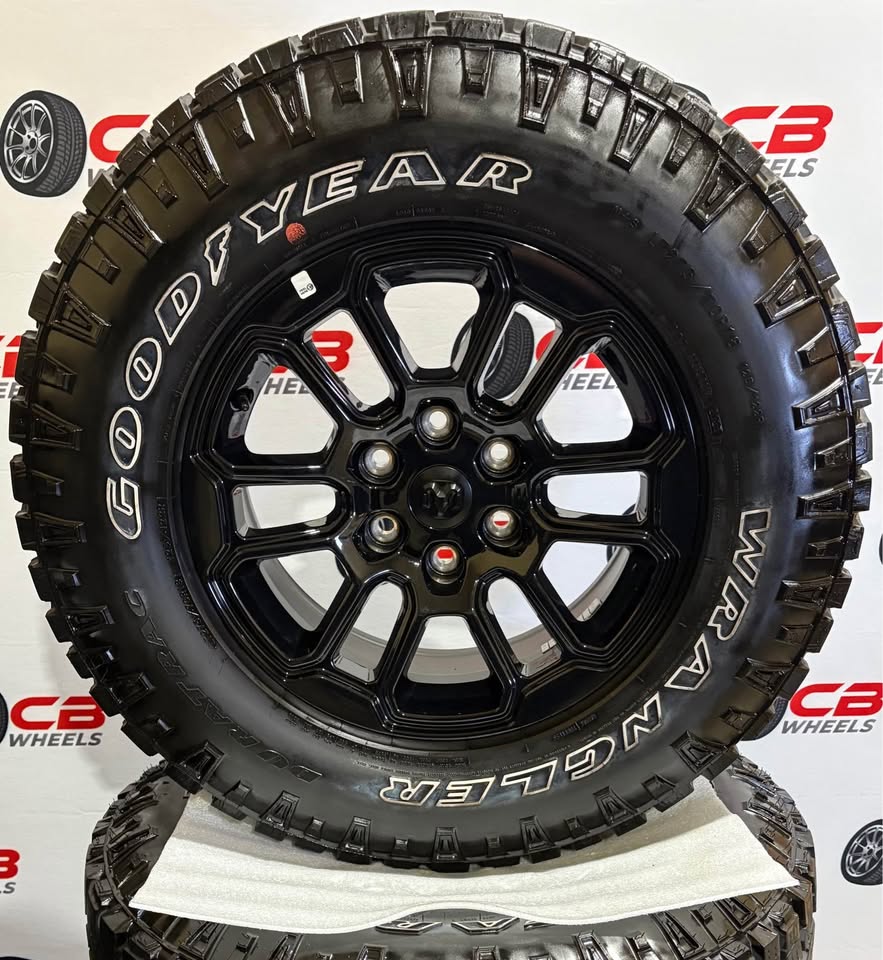 Ram 1500 Rebel 18" OEM Gloss Black Wheels and Tires