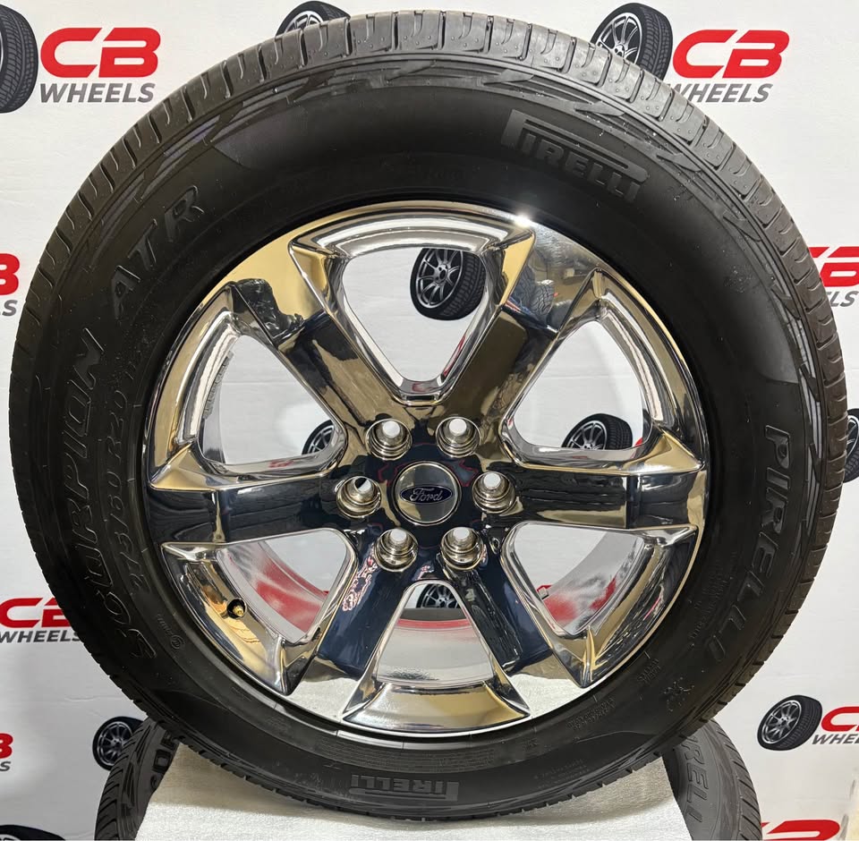 Ford F150 20" OEM PVD Wheels and Tires