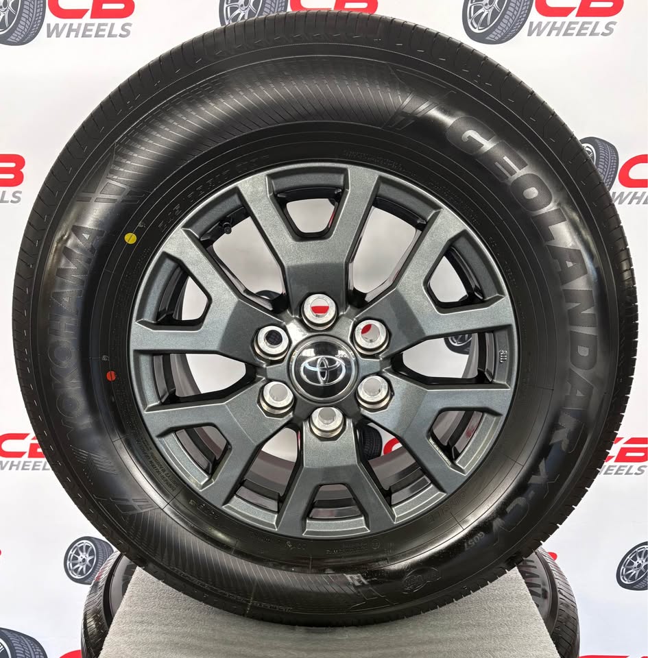 Toyota 4Runner 17" OEM Charcoal Takeoff Wheels and Tires