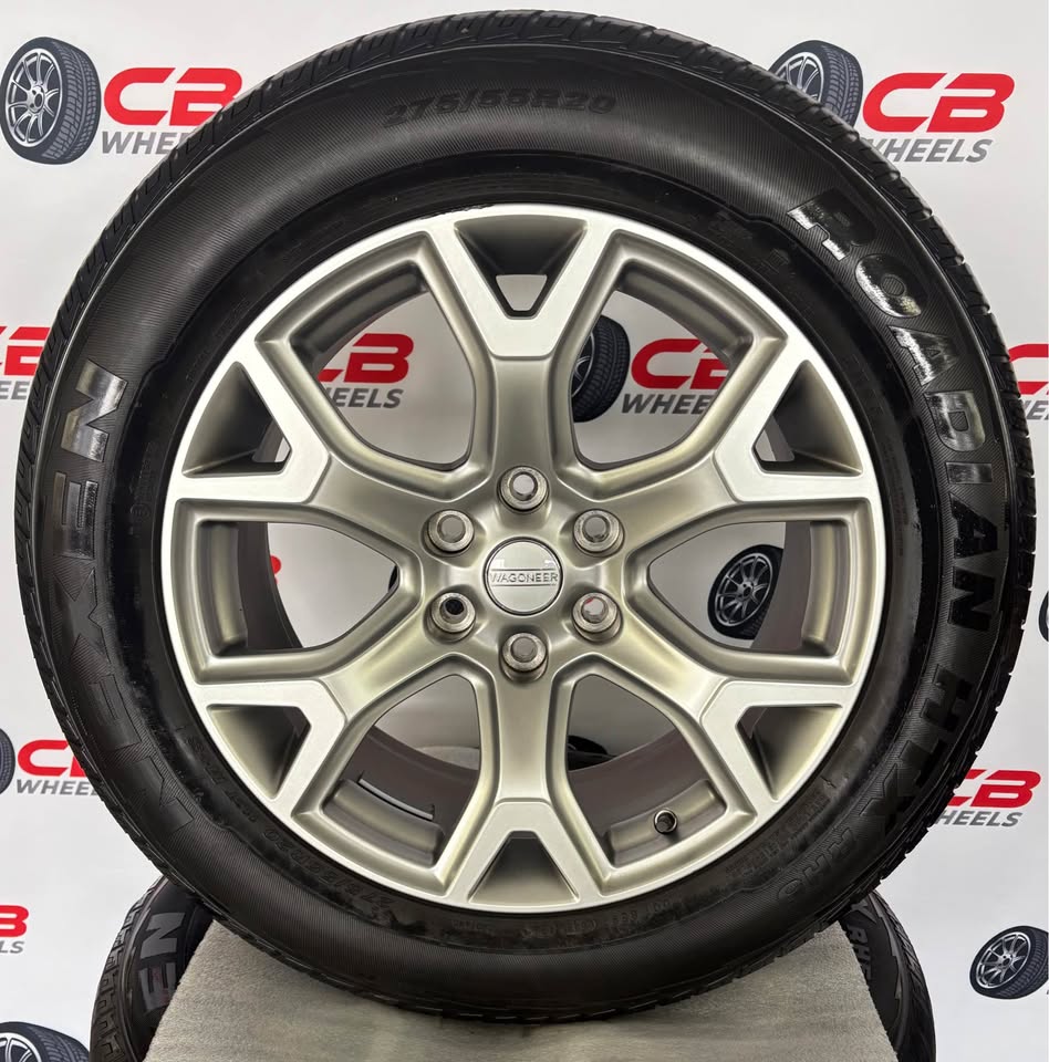 Jeep Wagoneer 20" OEM Silver Wheels and Tires
