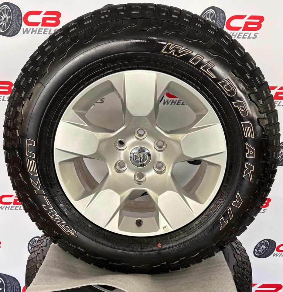 Ram 1500 18" OEM Silver Takeoff Wheels and Tires