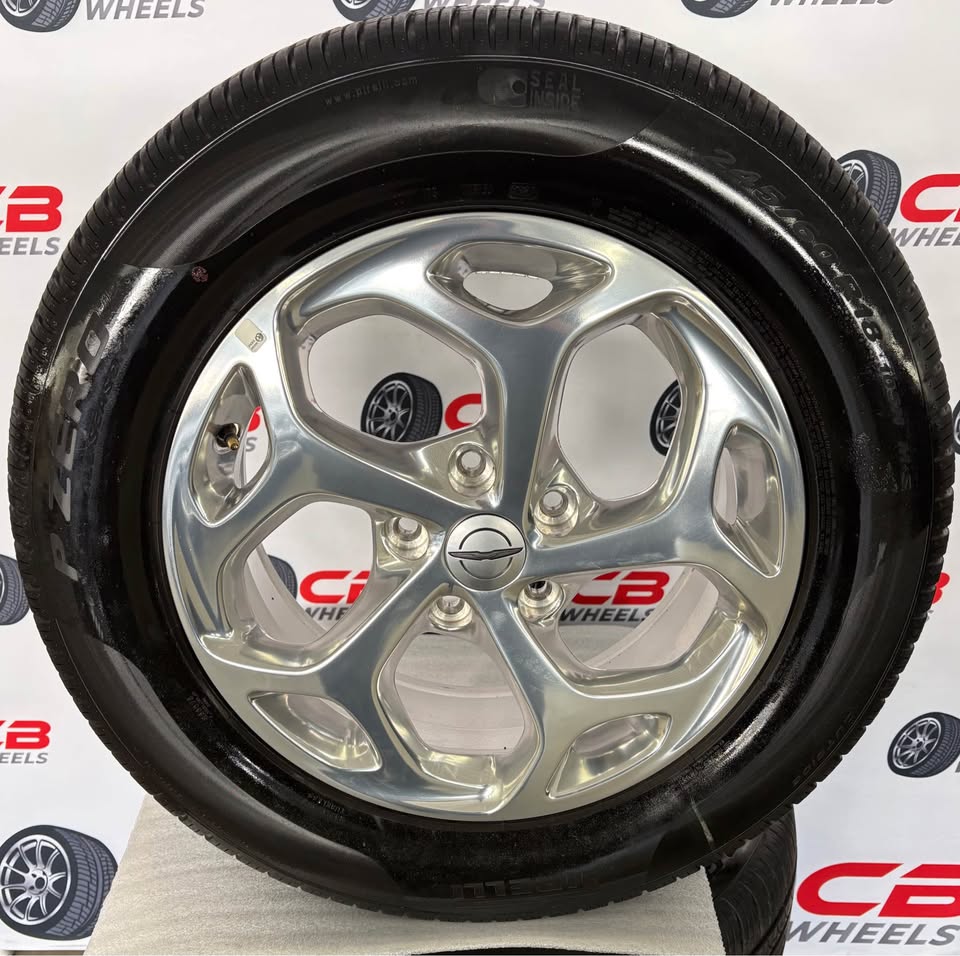 Chrysler Pacifica 18" OEM Polished Takeoff Wheels and Tires