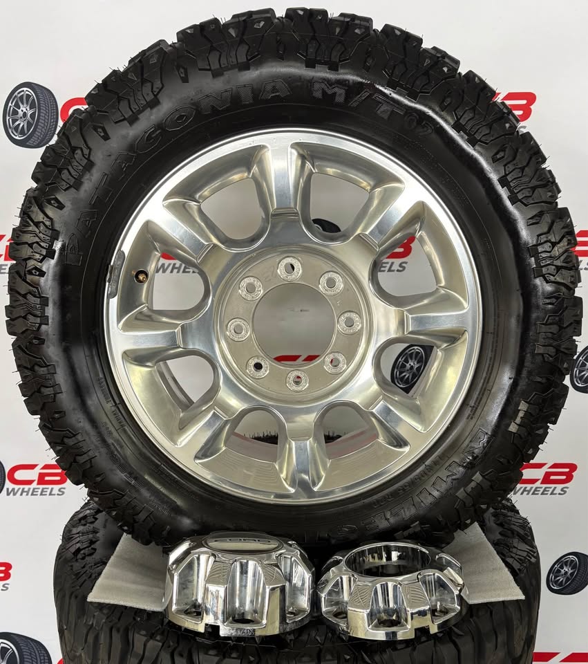Ford F250/F350 Super Duty 20" OEM Polished Wheels and Tires