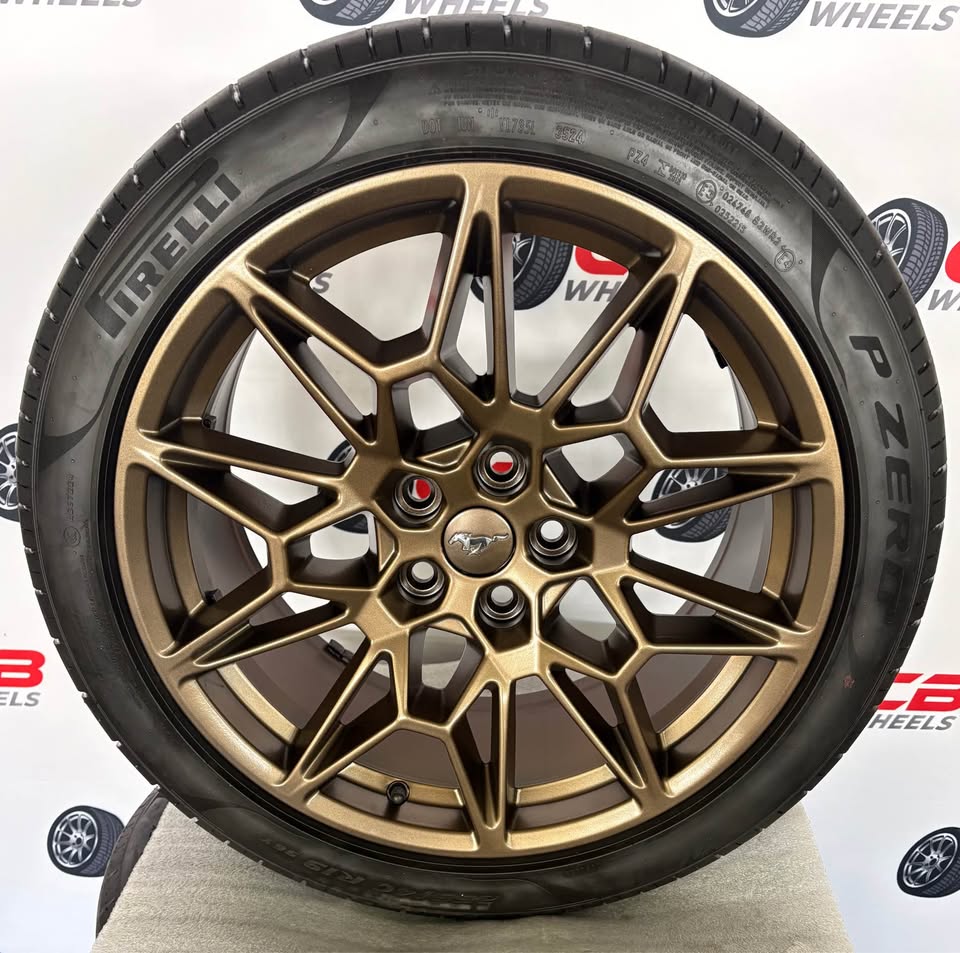 NEW Ford Mustang GT 19" OEM Bronze Wheels and Tires