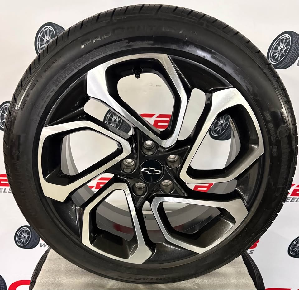 Chevrolet Trax 19" OEM Machined Gloss Black Takeoff Wheels and Tires