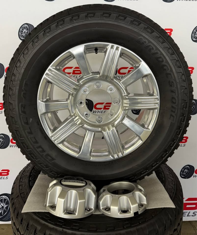 NEW Ford F250/F350 Limited 20" OEM Polished Takeoff Wheels and Tires