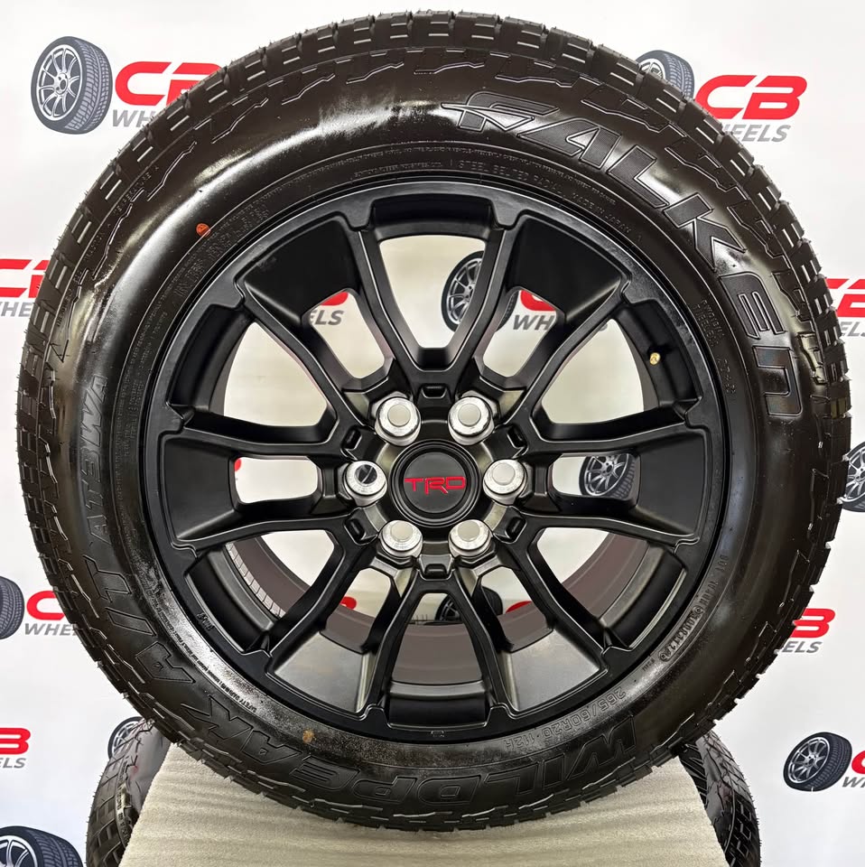 NEW Toyota Tundra TRD PRO 20” OEM Matte Black Takeoff Wheels and Tires
