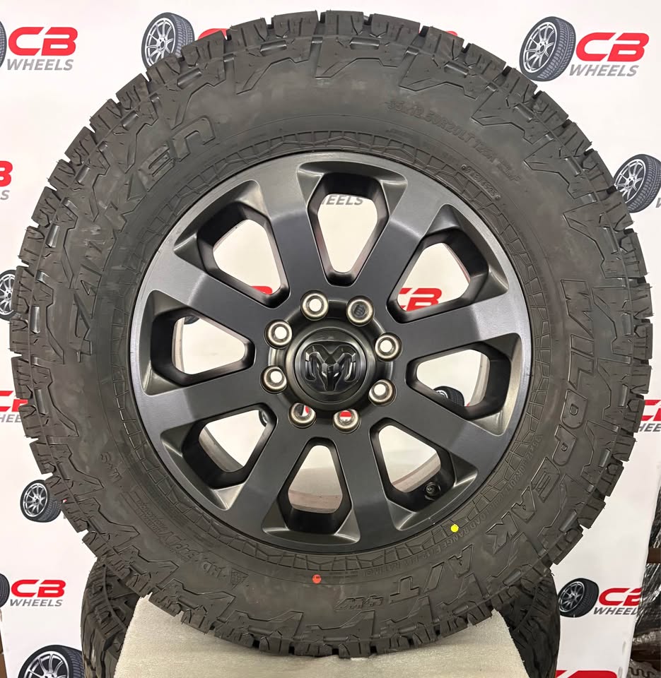 NEW Ram 2500/3500 Night Edition 20" OEM Matte Black Wheels and Tires