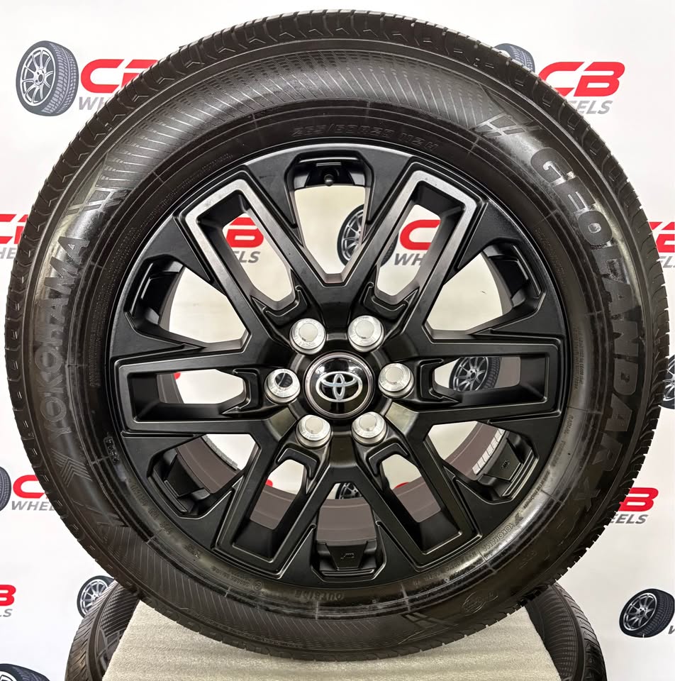 Toyota Tundra 20" OEM Matte Black Takeoff Wheels and Tires