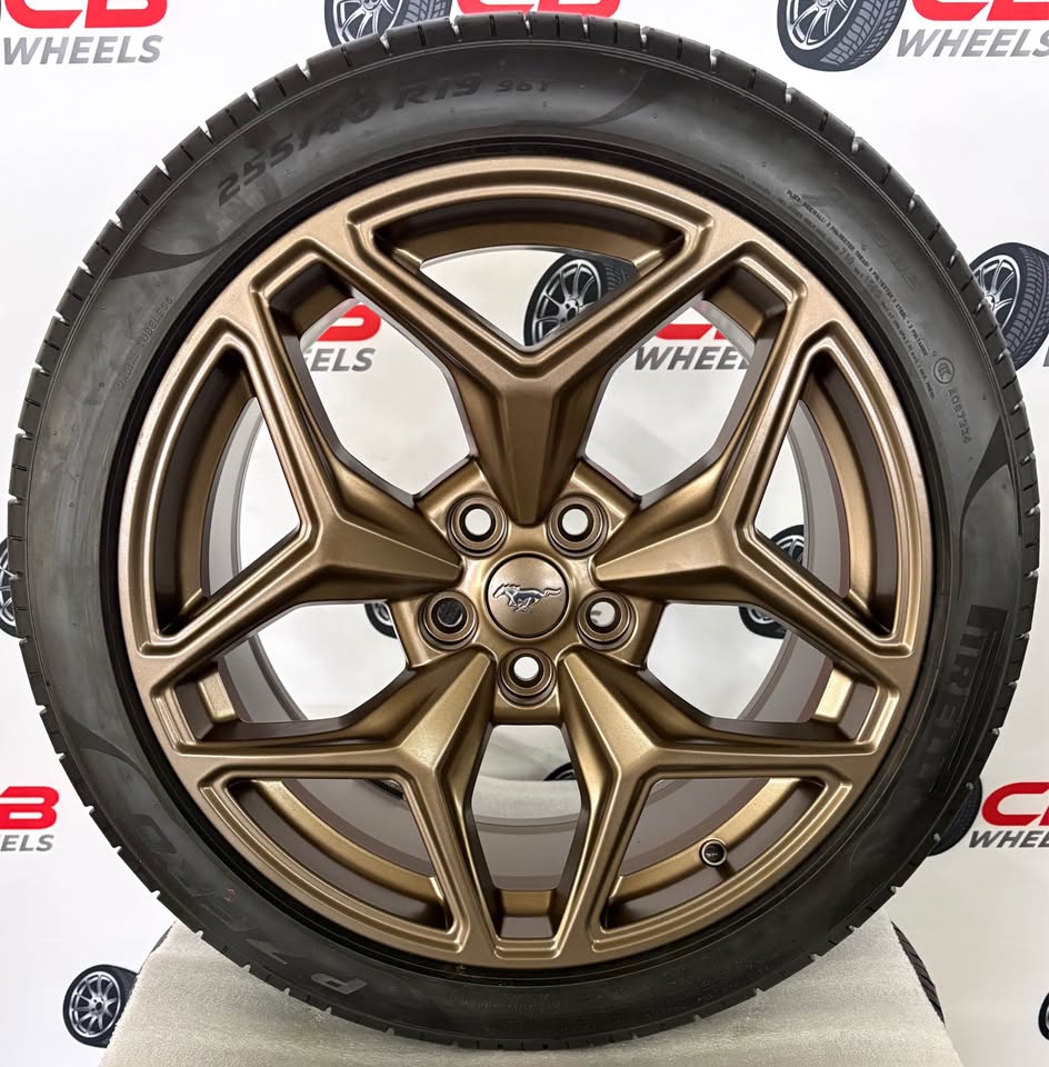 NEW Ford Mustang GT 19" OEM Bronze Wheels and Tires