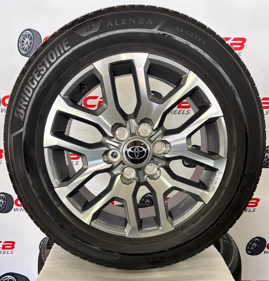 Toyota Tundra 20” OEM Machined Charcoal Wheels and Tires
