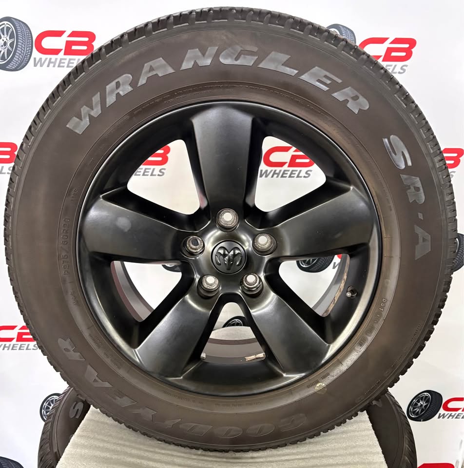Ram 1500 20" OEM Matte Black Wheels and Tires