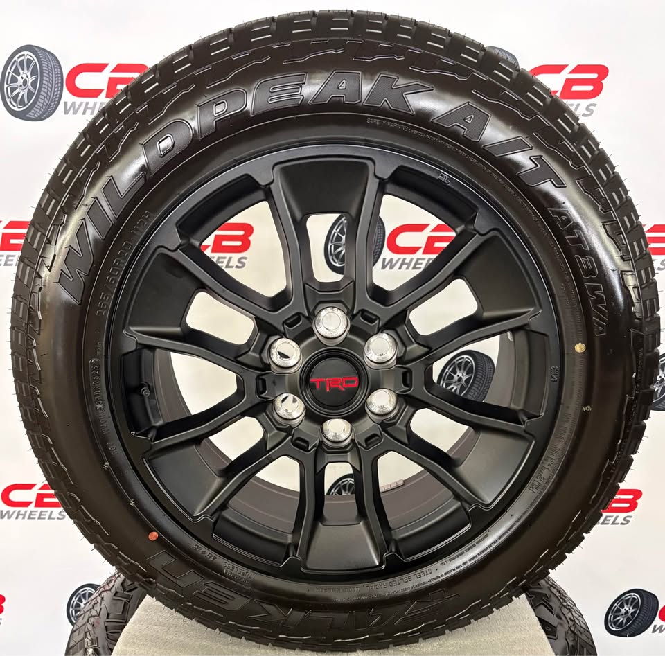 Toyota Tundra TRD PRO 20” OEM Matte Black Takeoff Wheels and Tires