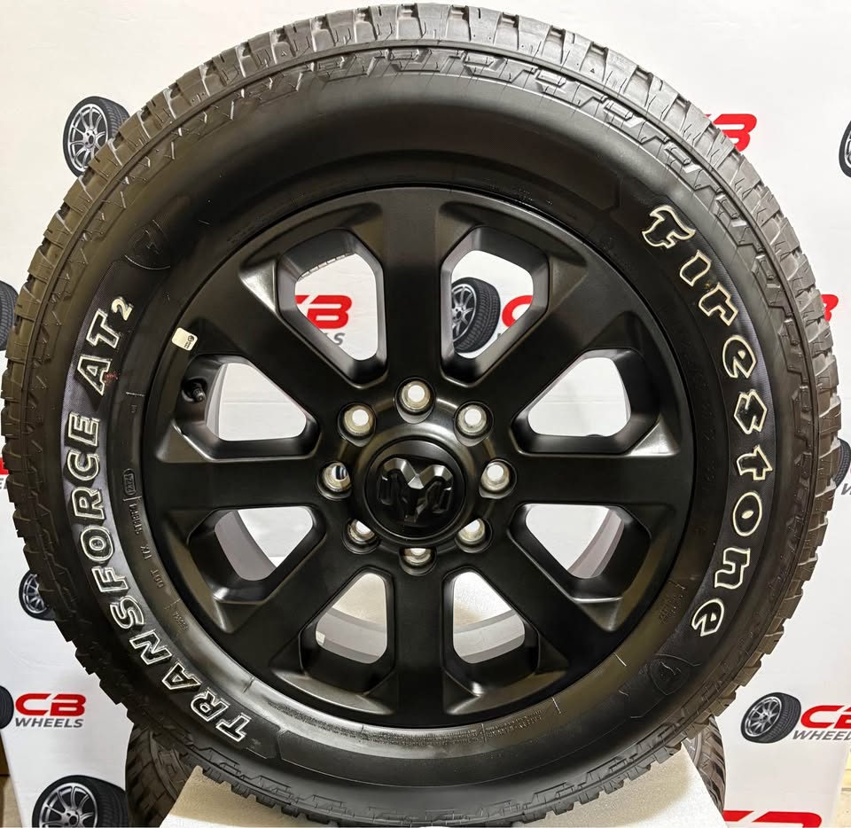 Ram 2500/3500 20" OEM Matte Black Wheels and Tires