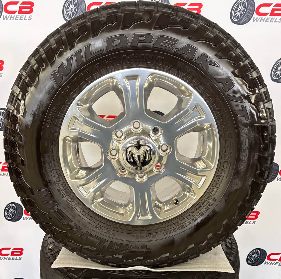 Ram 2500/3500 18" OEM Polished Wheels and Tires