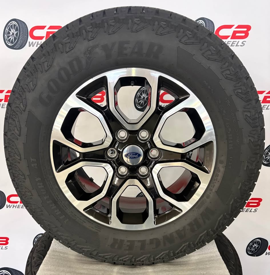 Ford Expedition 18" OEM Machined Gloss Black Takeoff Wheels and Tires
