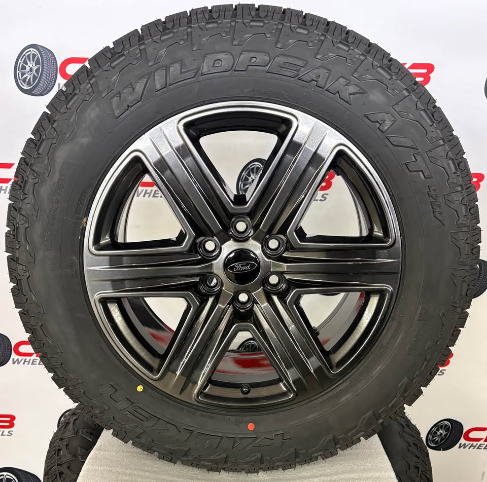 Ford F150 20" OEM Hypersilver Takeoff Wheels and Tires