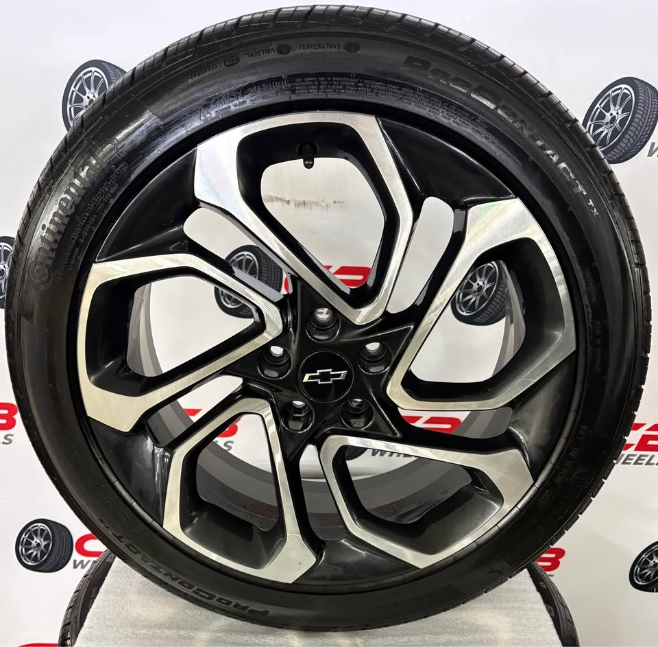 Chevrolet Trax 19" OEM Machined Gloss Black Takeoff Wheels and Tires