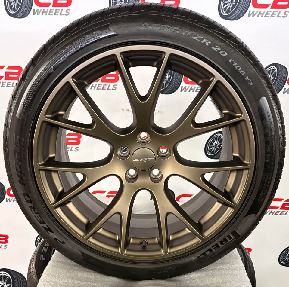 Dodge Charger Challenger 20" OEM Brass Monkey Takeoff Wheels and Tires
