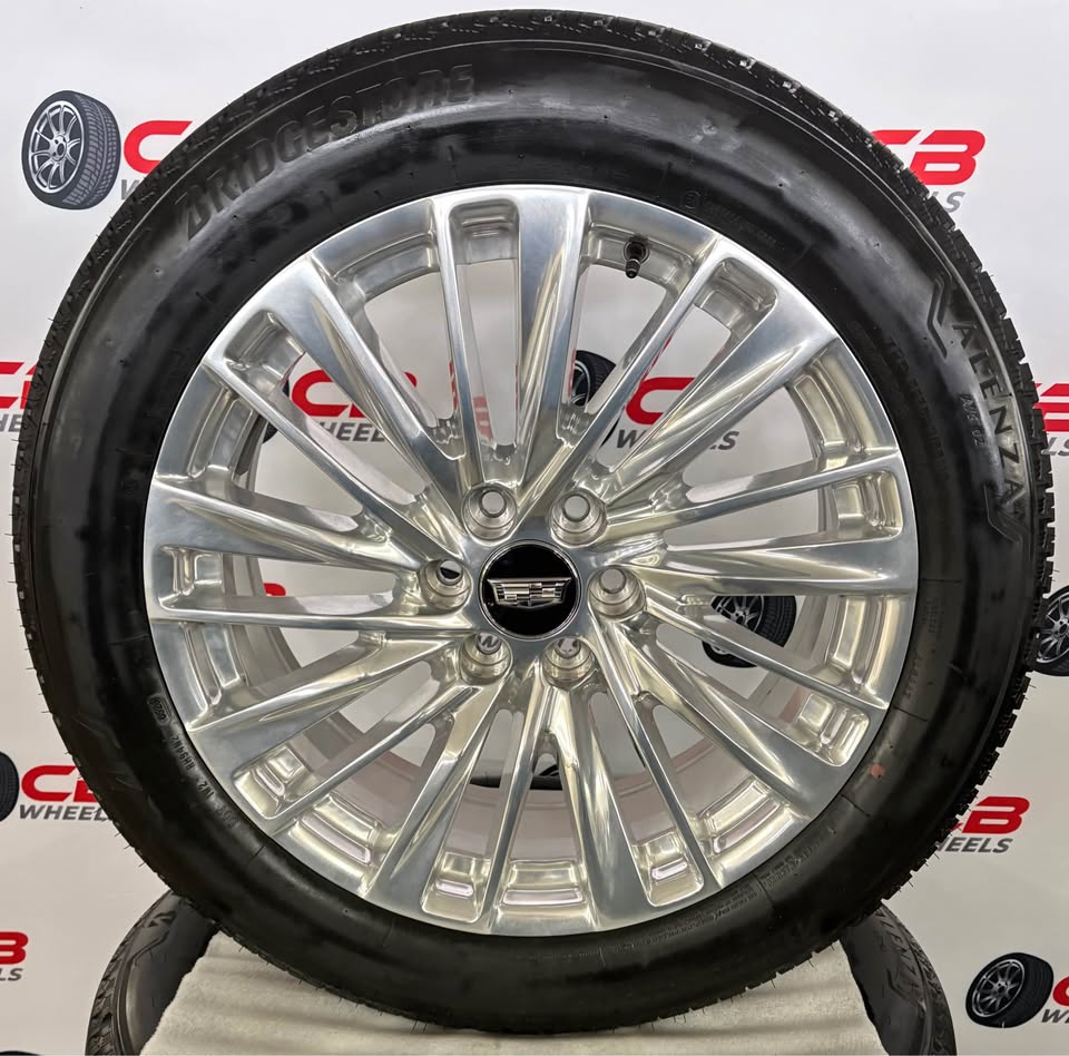 Cadillac Escalade 22" OEM Polished Takeoff Wheels and Tires