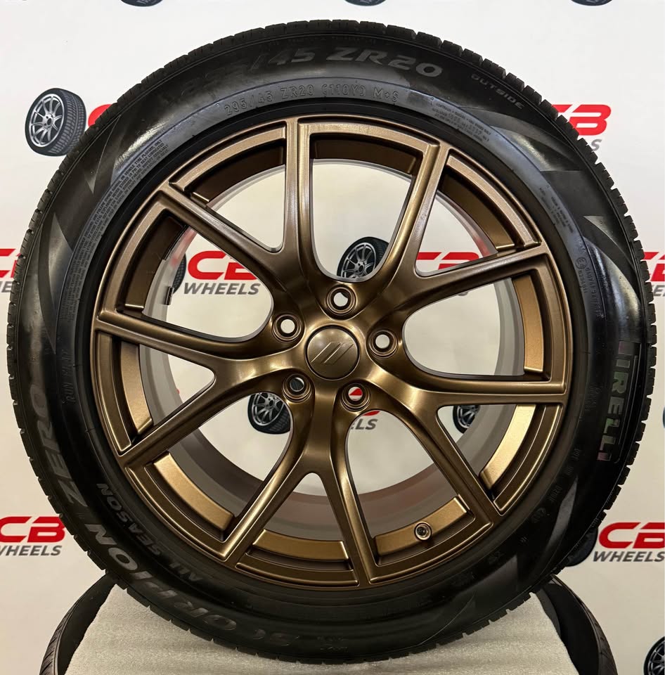 Jeep Grand Cherokee SRT Trackhawk 20" OEM Bronze Takeoff Wheels and Tires