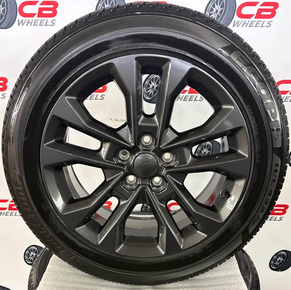 Jeep Grand Cherokee 20" OEM Charcoal Takeoff Wheels and Tires