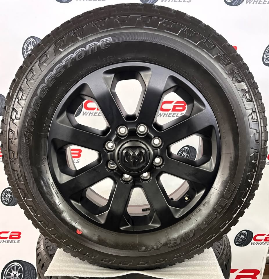 Ram 2500/3500 20" OEM Matte Black Takeoff Wheels and Tires
