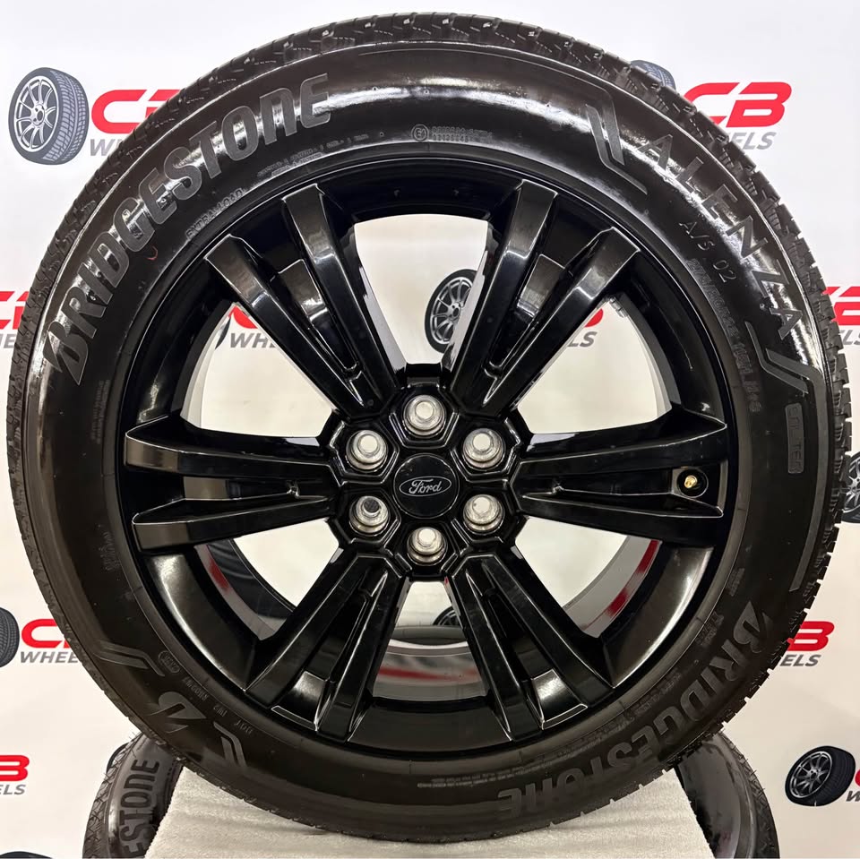 Ford F150 Limited 22" OEM Gloss Black Takeoff Wheels and Tires