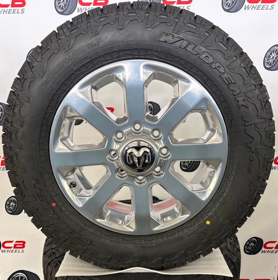 Ram 2500/3500 20" OEM Polished Takeoff Wheels and Tires