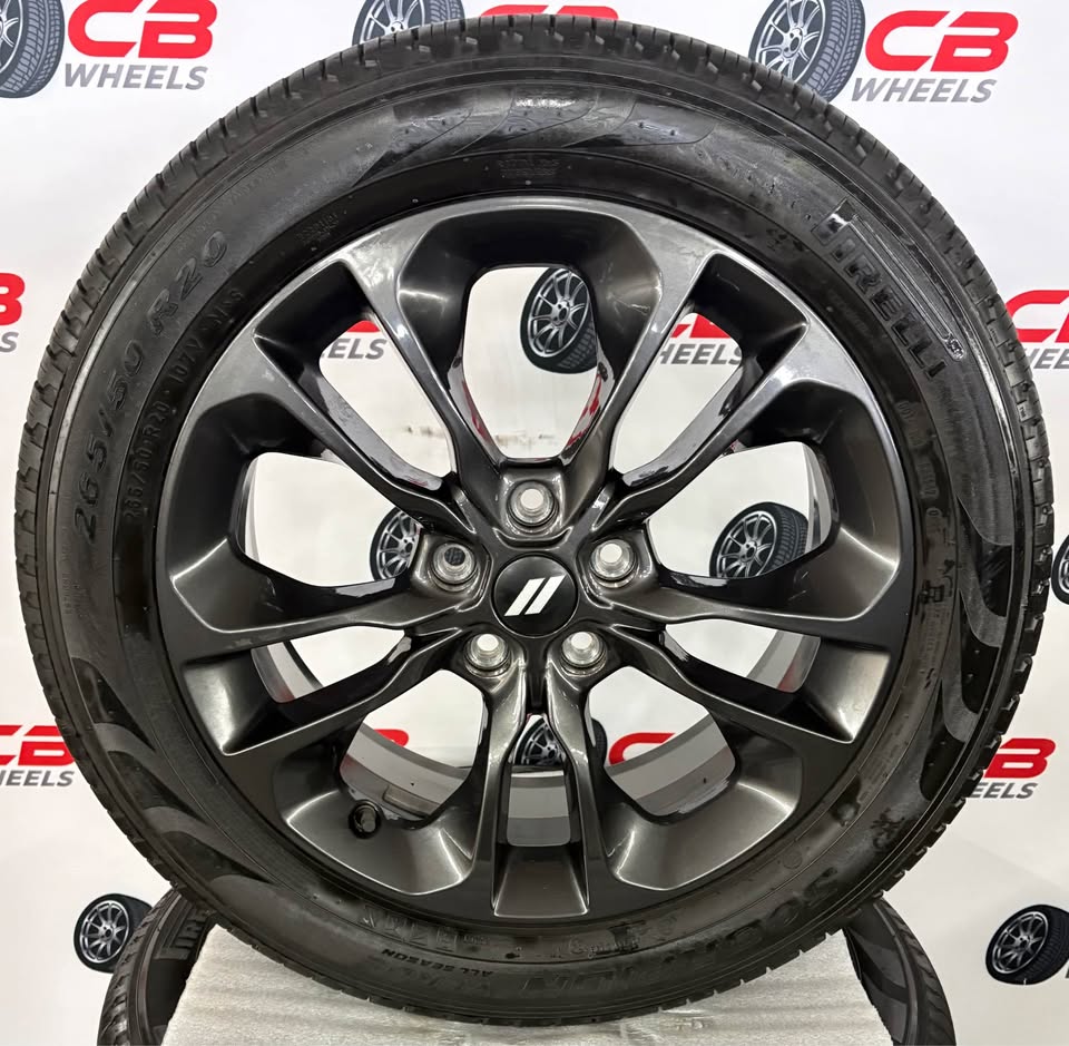 Dodge Durango RT 20" OEM Charcoal Takeoff Wheels and Tires
