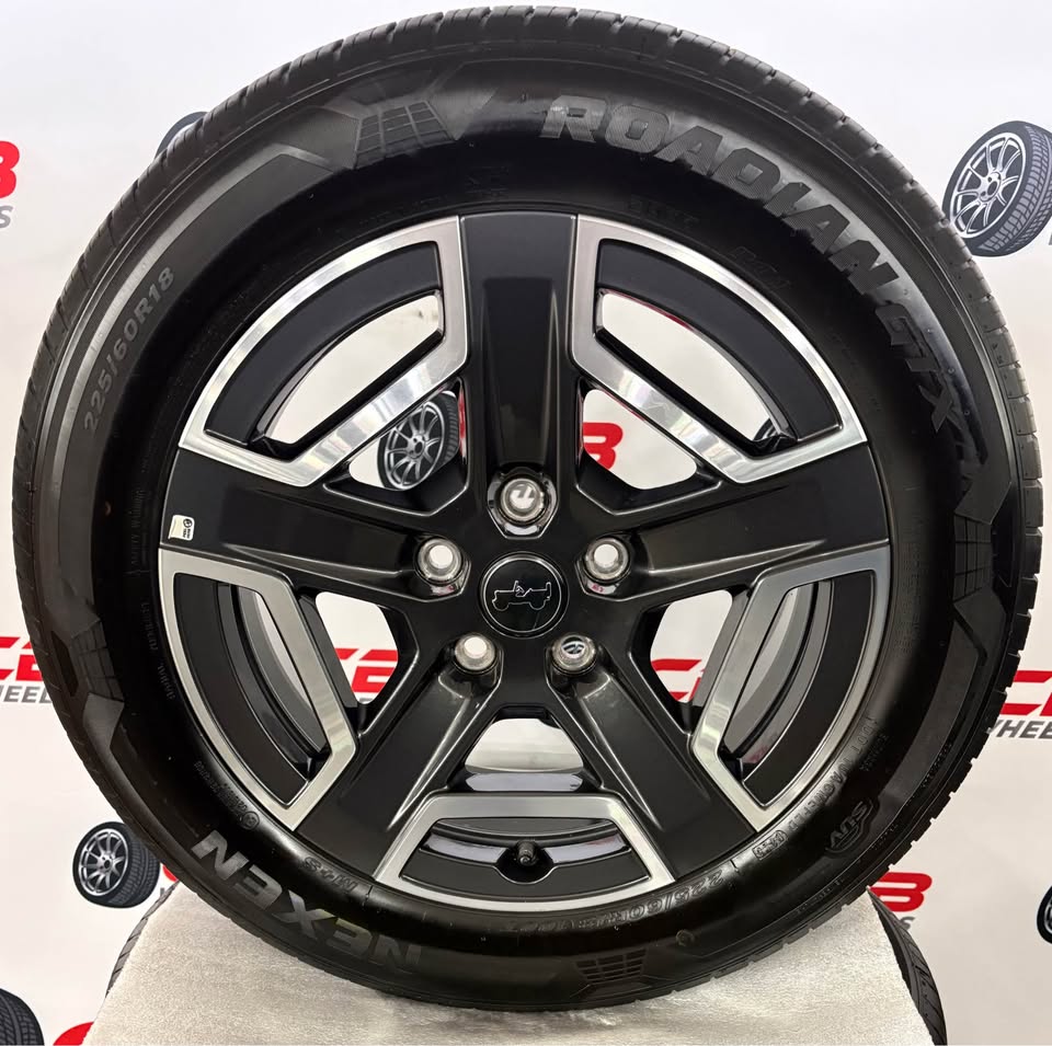 Jeep Cherokee 18" OEM Machined Charcoal Takeoff Wheels and Tires