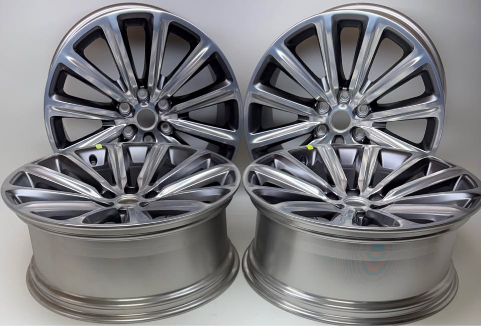 NEW Jeep Grand Wagoneer 22" OEM Polished Charcoal Wheels