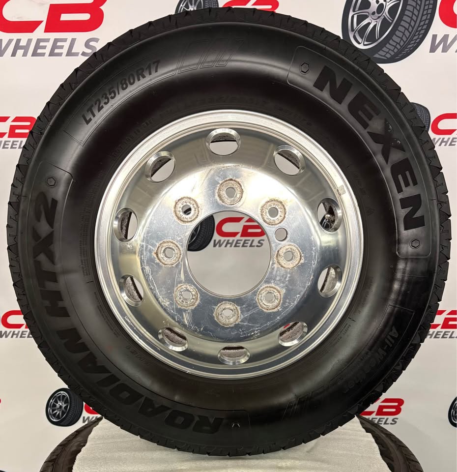 Ram 3500 Dually 17" OEM Polished Wheels and Tires