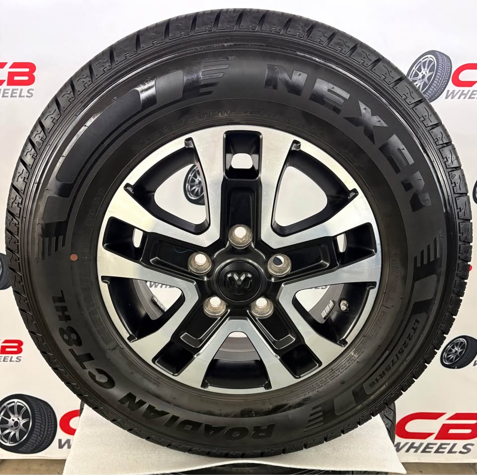 Ram Promaster 16" OEM Machined Matte Black Wheels and Tires