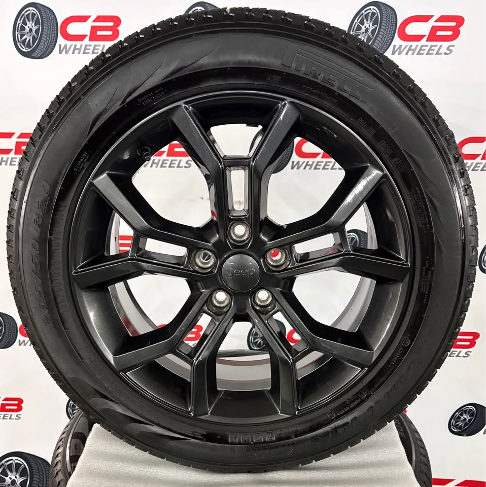 Jeep Grand Cherokee 20" OEM Charcoal Takeoff Wheels and Tires