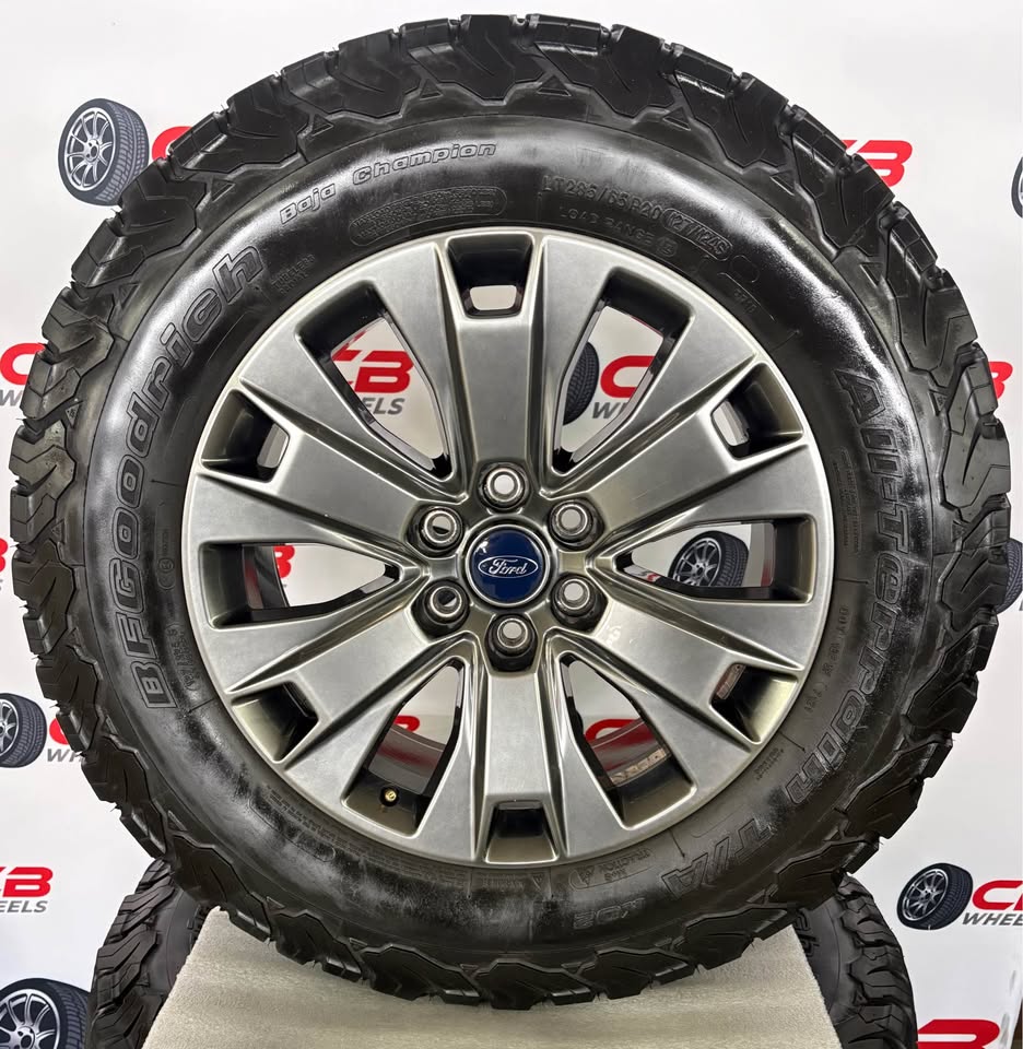 Ford F150 20" OEM Charcoal Takeoff Wheels and BFG KO2 Tires
